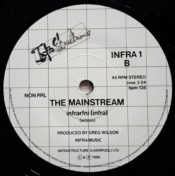 Tracey Carmen / The Mainstream : Rescue Me / Infrarfni (Infra) (7", Single)