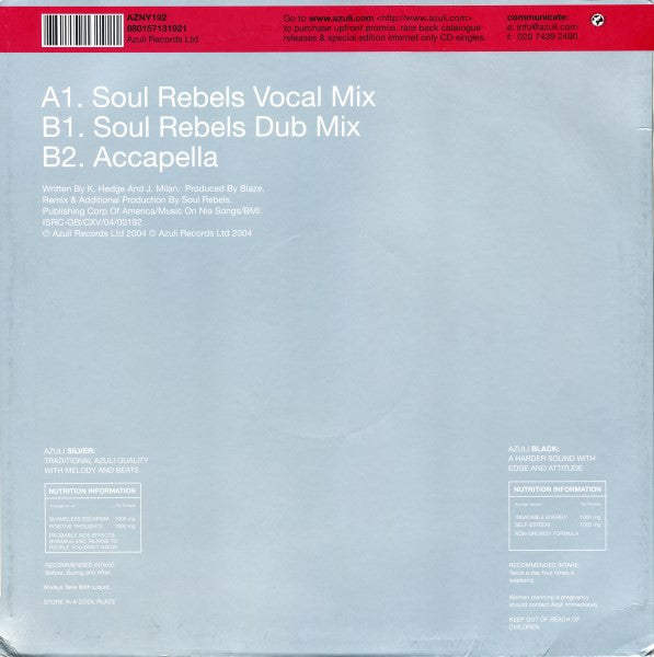 Debbie Pender : Movin' On (Soul Rebels Remixes) (12")