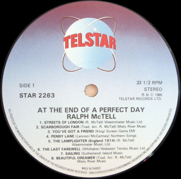 Ralph McTell : At The End Of A Perfect Day (LP, Album)