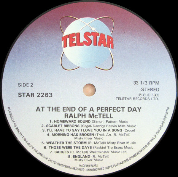 Ralph McTell : At The End Of A Perfect Day (LP, Album)