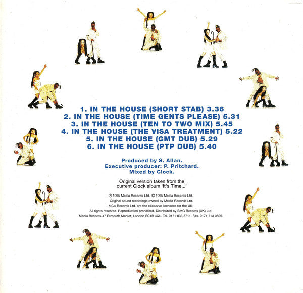 Clock : In The House (CD, Single)