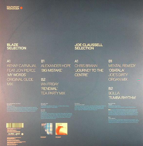 Blaze / Joe Claussell : Southport Weekender Volume2 (2x12", Comp, Ltd)