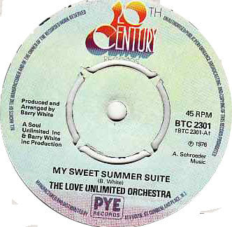 Love Unlimited Orchestra : My Sweet Summer Suite (7", Kno)
