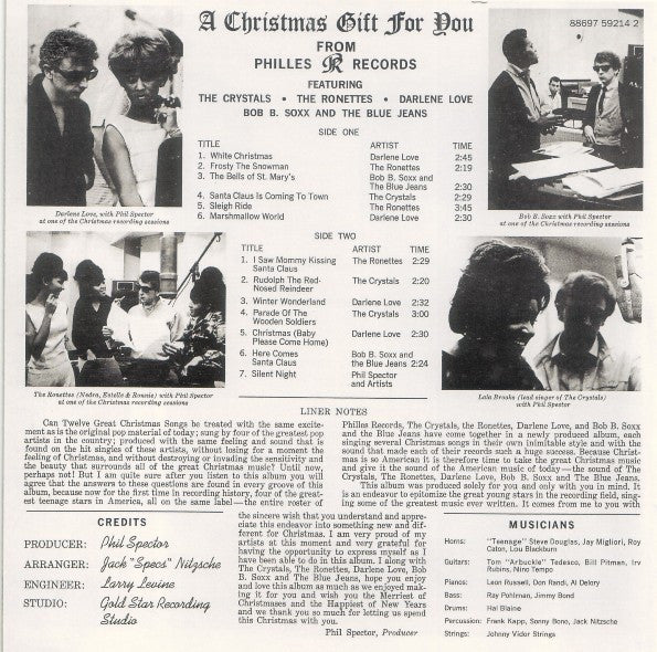 Phil Spector : A Christmas Gift For You From Phil Spector (CD, Album, Mono, RE, RM)