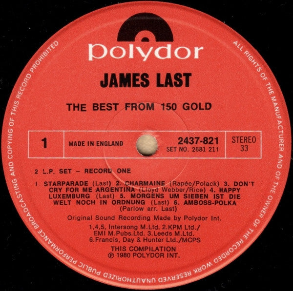 James Last : The Best From 150 Gold (2xLP, Comp)