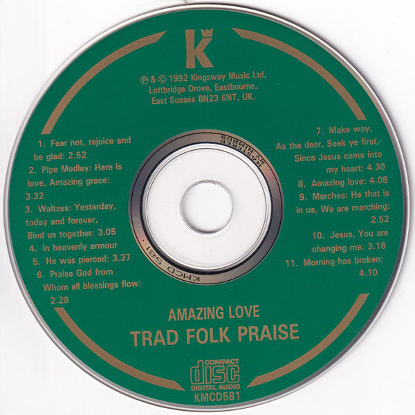 Unknown Artist : Trad Folk Praise - Amazing Love (CD, Album)
