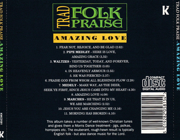 Unknown Artist : Trad Folk Praise - Amazing Love (CD, Album)