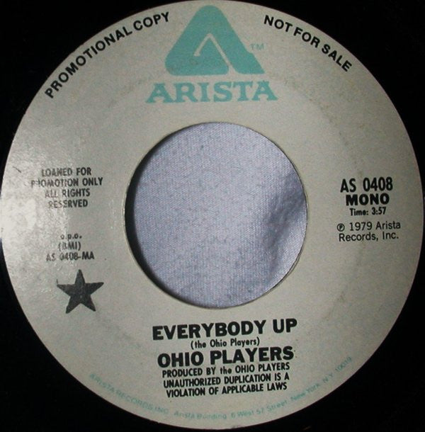 Ohio Players : Everybody Up (7", Single, Mono, Promo)