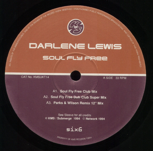 Darlene Lewis : Soul Fly Free (12")