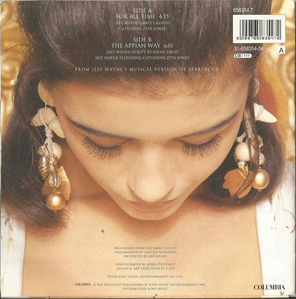 Catherine Zeta Jones : For All Time (7")