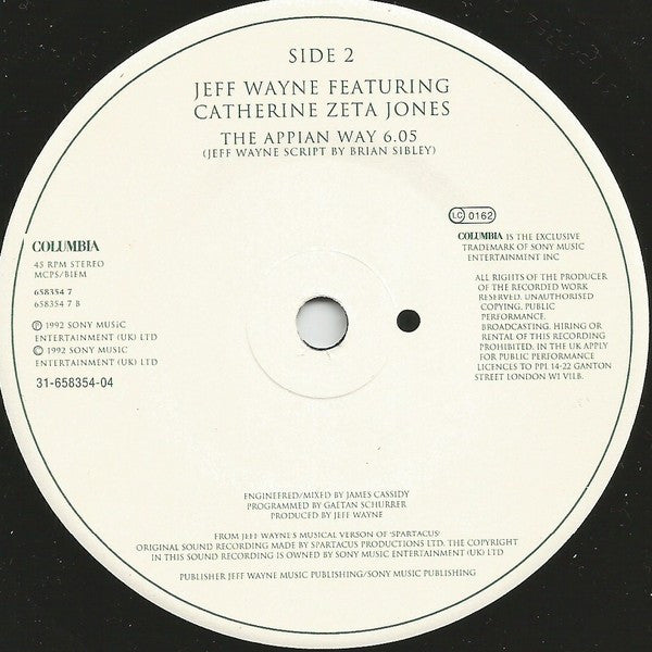 Catherine Zeta Jones : For All Time (7")