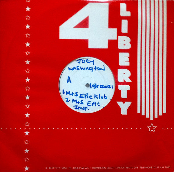 Joey Washington : Don't Wanna Lose Your Love (2x12", W/Lbl)