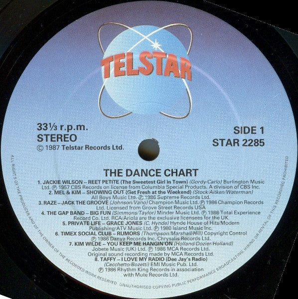 Various : The Dance Chart (LP, Comp)