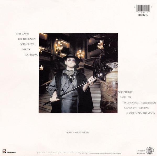 Elton John : Ice On Fire (LP, Album, PRS)