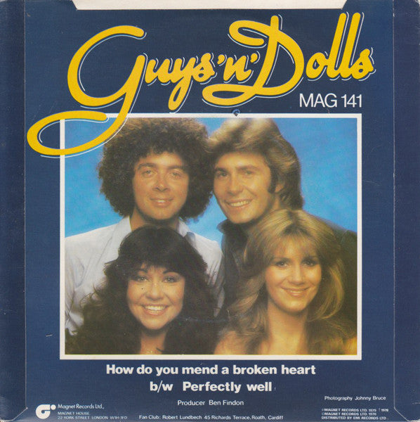 Guys 'n Dolls : How Do You Mend A Broken Heart (7", Single)