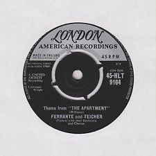 Ferrante & Teicher : Theme From "The Apartment" / Lonely Room (7", Single)