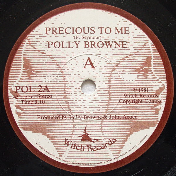 Polly Brown : Precious To Me (7", Single)