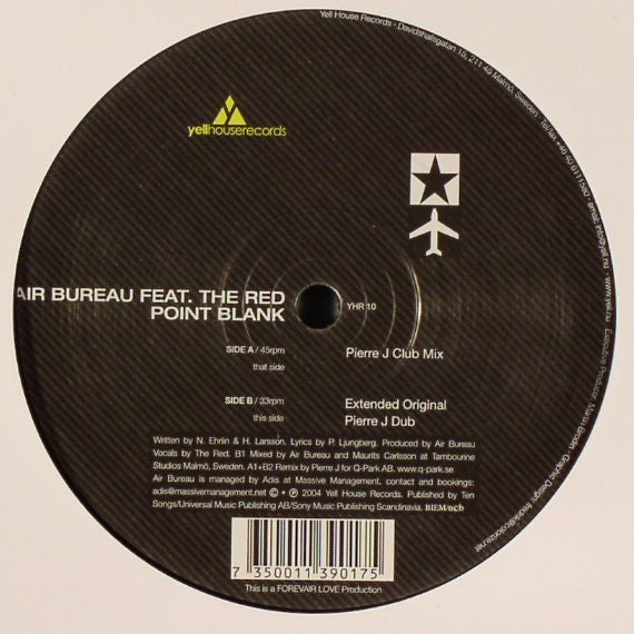 Air Bureau Feat. The Red : Point Blank (12")