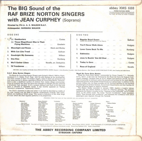 RAF Brize Norton Singers : The Big Sound Of The RAF Brize Norton Singers (LP)