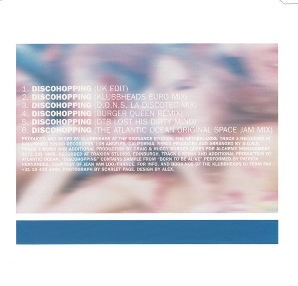 Klubbheads : Discohopping (CD, Single, CD1)