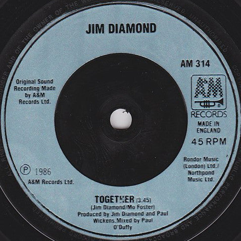 Jim Diamond : Desire (7", Single)
