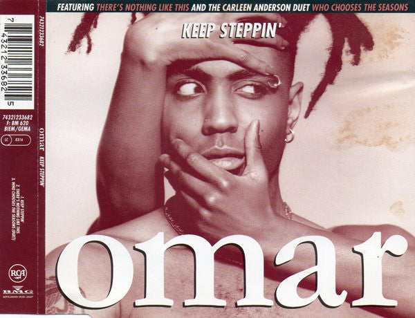 Omar : Keep Steppin' (CD, Single)
