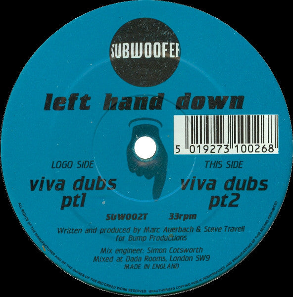 Left Hand Down : Viva Dubs (12", Single)