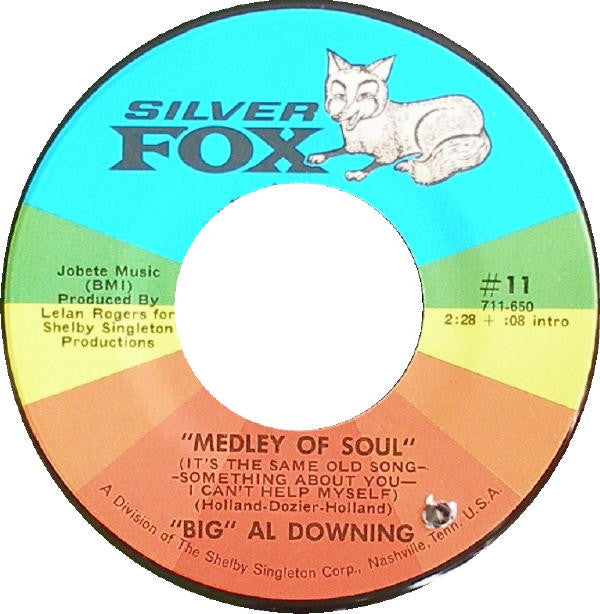 Al Downing : Medley Of Soul (7", Single)