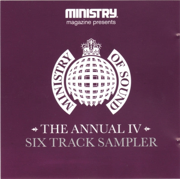Various : Ministry Magazine Presents The Annual IV - Six Track Sampler (CD, Comp, Mixed, Promo, Smplr)