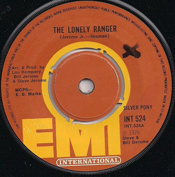 Silver Pony : The Lonely Ranger (7", Single)