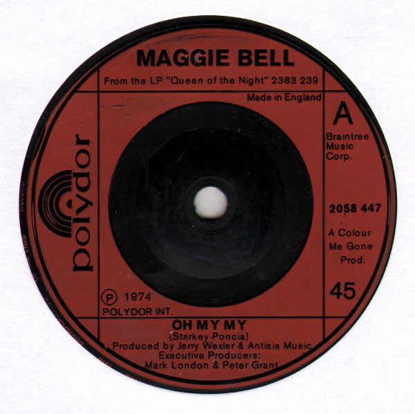 Maggie Bell : Oh My My (7")