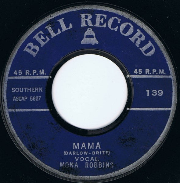 The Coeds / Mona Robbins : Outside My Window / Mama (7")