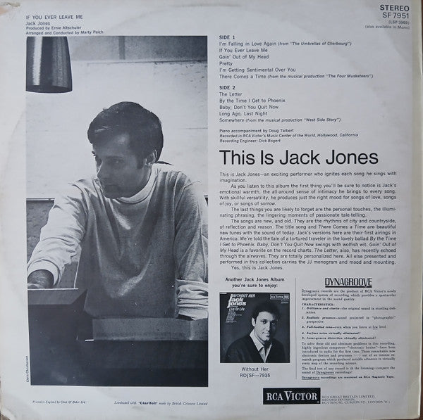 Jack Jones : If You Ever Leave Me (LP, Album, RE)