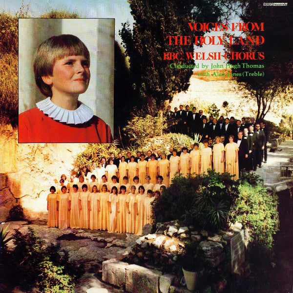 BBC Welsh Chorus Conducted By John Hugh Thomas With Aled Jones : Voices From The Holy Land (LP, Blu)
