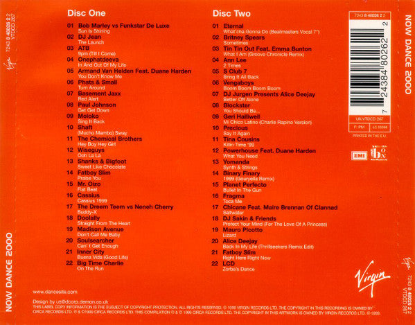 Various : Now Dance 2000 (2xCD, Comp)