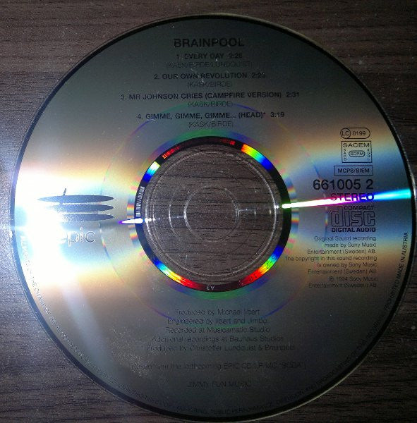 Brainpool : Every Day (CD, Single)