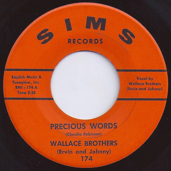 The Wallace Brothers : Precious Words / You're Mine (7")