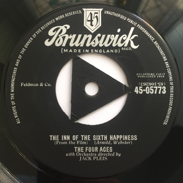 The Four Aces : The Inn Of The Sixth Happiness / The World Outside (7")