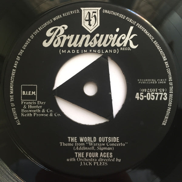 The Four Aces : The Inn Of The Sixth Happiness / The World Outside (7")