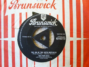 The Four Aces : The Inn Of The Sixth Happiness / The World Outside (7")