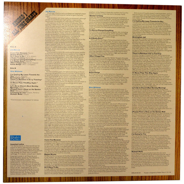 Various : Country Music's Golden Hit Parade (7xLP, Comp, Club + Box)