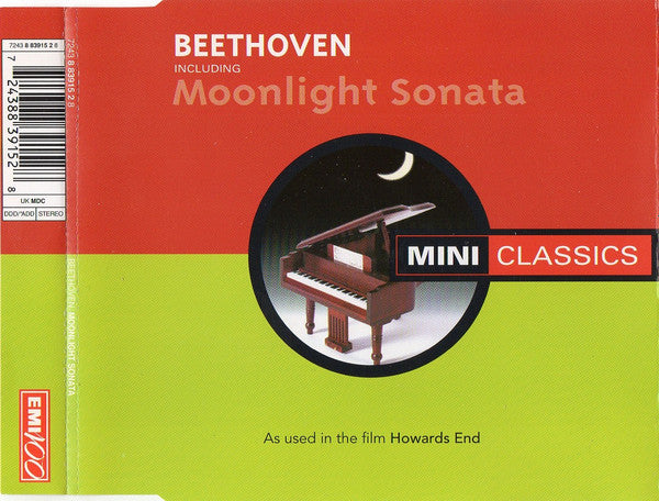 Ludwig van Beethoven : Moonlight Sonata (CD, MiniAlbum, Comp, RE, RM)