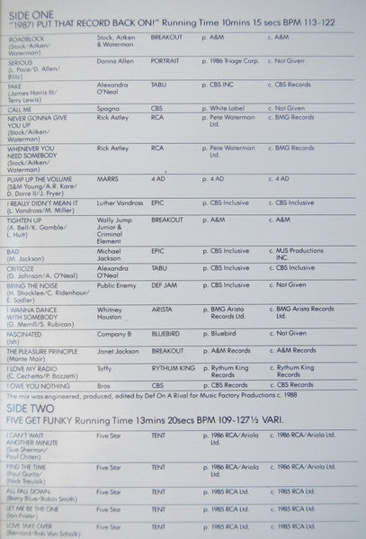 Various : Music Factory Mastermix - Issue No. 18 (2x12", Comp)