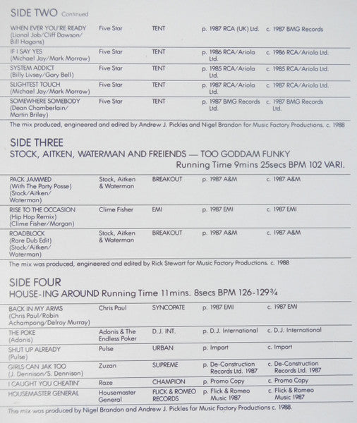 Various : Music Factory Mastermix - Issue No. 18 (2x12", Comp)