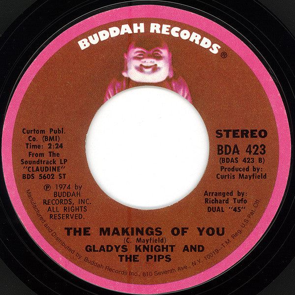 Gladys Knight And The Pips : On And On / The Makings Of You (7", Single, Pit)