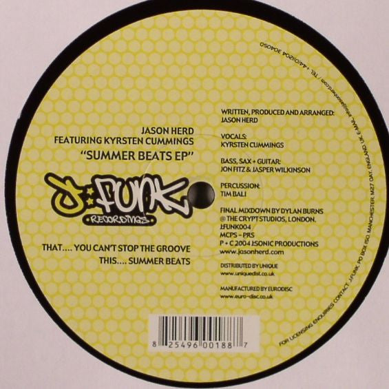 Jason Herd : Summer Beats EP (12")