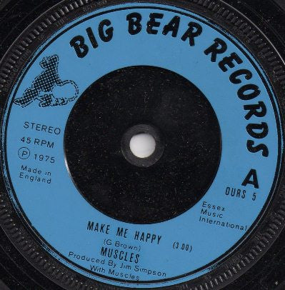 Muscles (2) : Make Me Happy (7", Single)