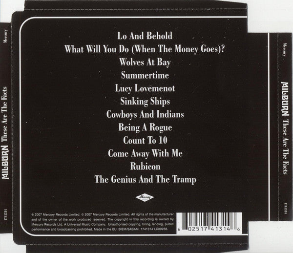 Milburn : These Are The Facts (CD, Album, Sup)