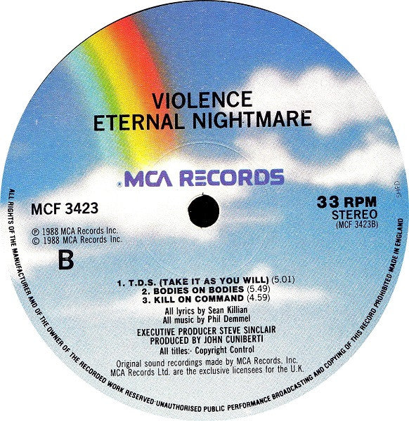 Vio-Lence : Eternal Nightmare (LP, Album)