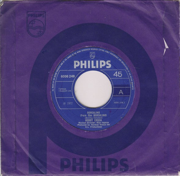 Bobby Crush : Borsalino (7", Single)